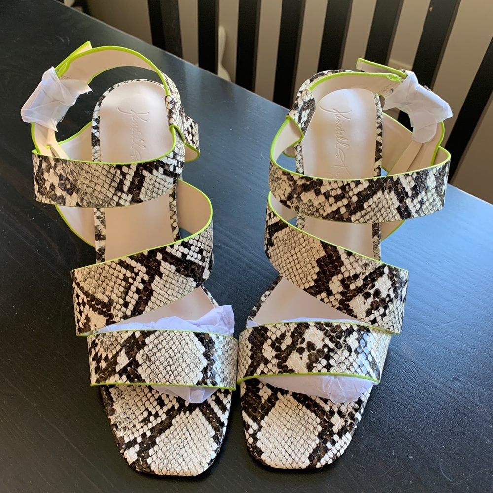 Kendall and Kylie Snake Skin Heels